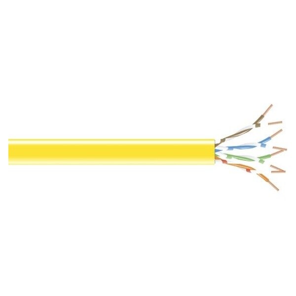 Black Box Gigabase 350 Cat5E 350-Mhz Stranded Bulk Cable Yellow 1000-Feet EVNSL084A-1000 - main